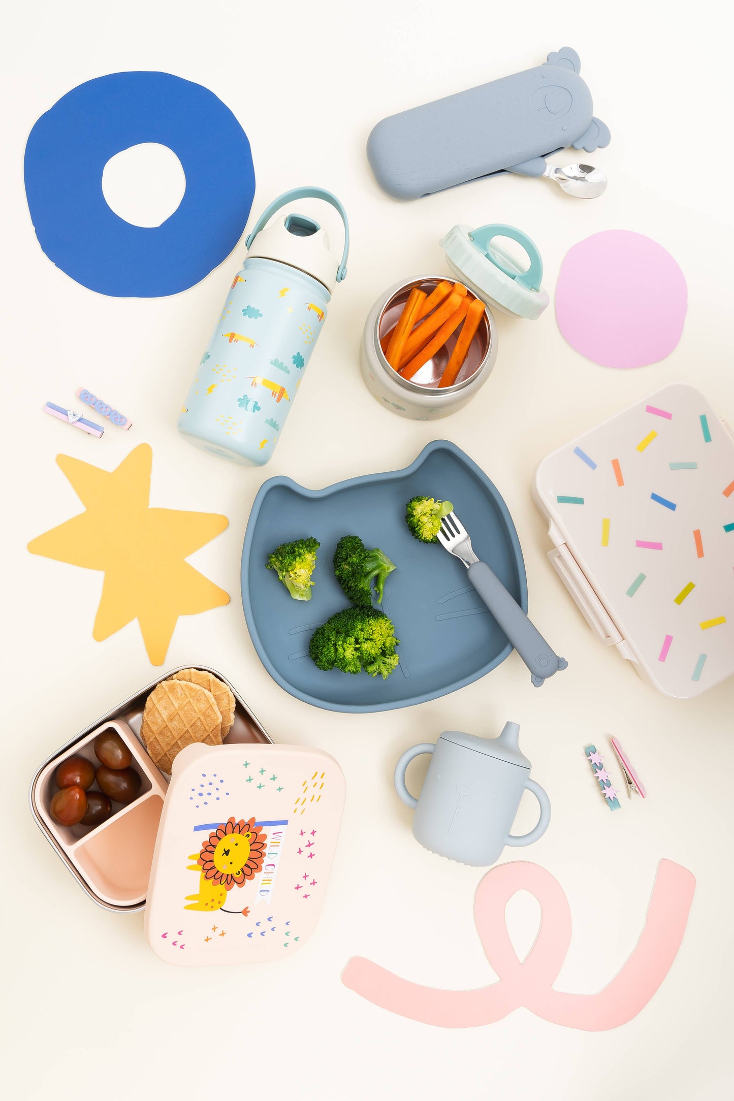 LUNCHBOX AUS EDELSTAHL MIT Fächern FÜR KINDER Teckel