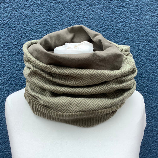 Loopina // Fischgrät khaki
