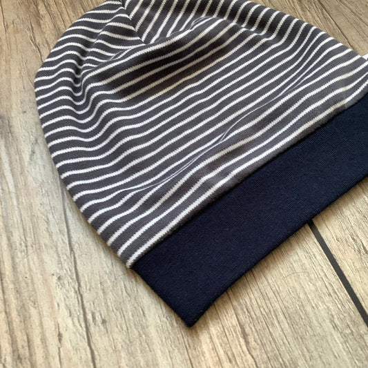Kappe // Ringelstreifen dunkelblau