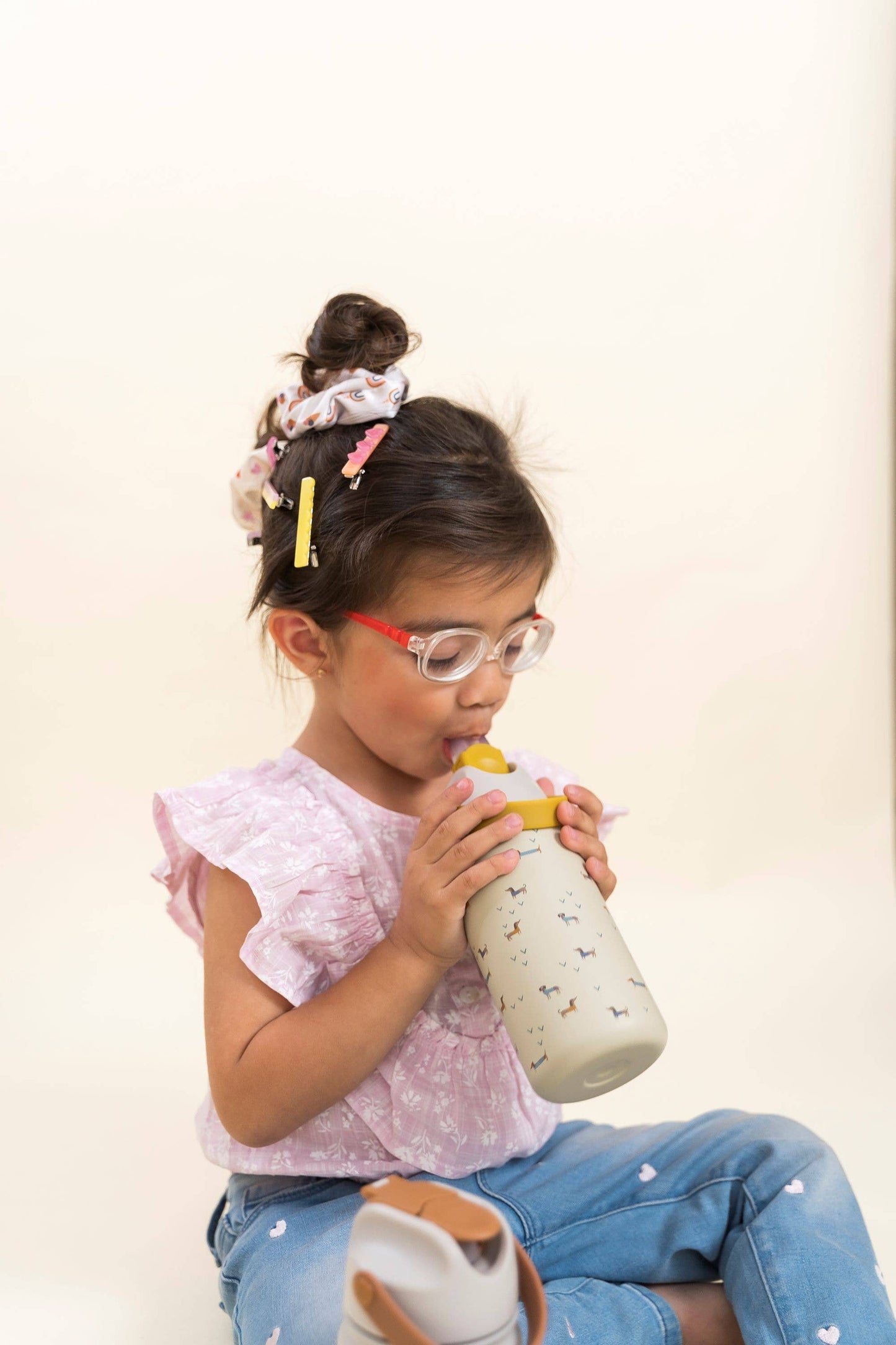 Isolierte Kinderflasche aus Edelstahl Teckel