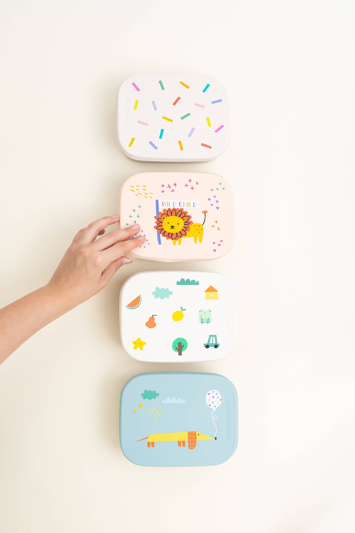 LUNCHBOX AUS EDELSTAHL MIT Fächern FÜR KINDER Teckel