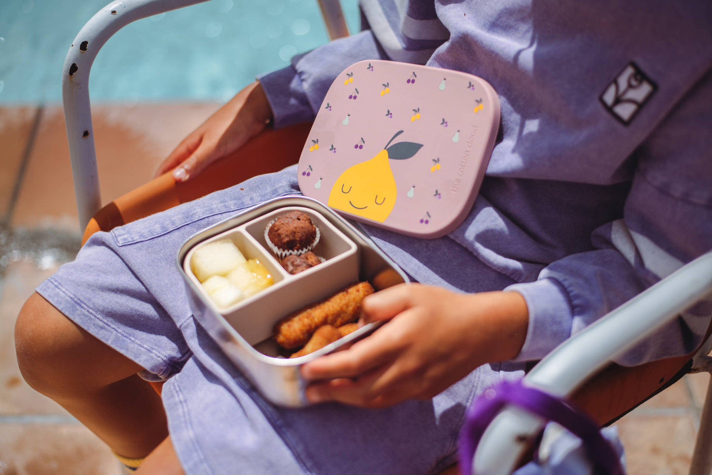 LUNCHBOX AUS EDELSTAHL MIT Fächern FÜR KINDER Teckel