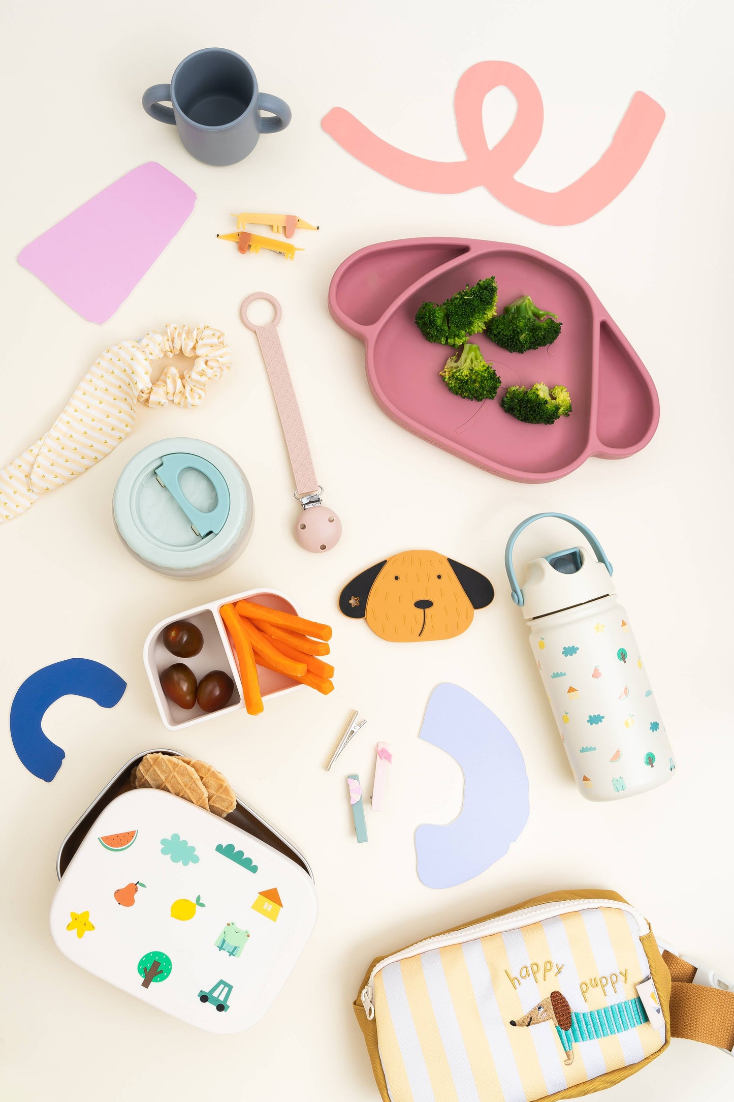 LUNCHBOX AUS EDELSTAHL MIT Fächern FÜR KINDER Teckel