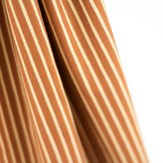 Biojersey // Streifen karamell