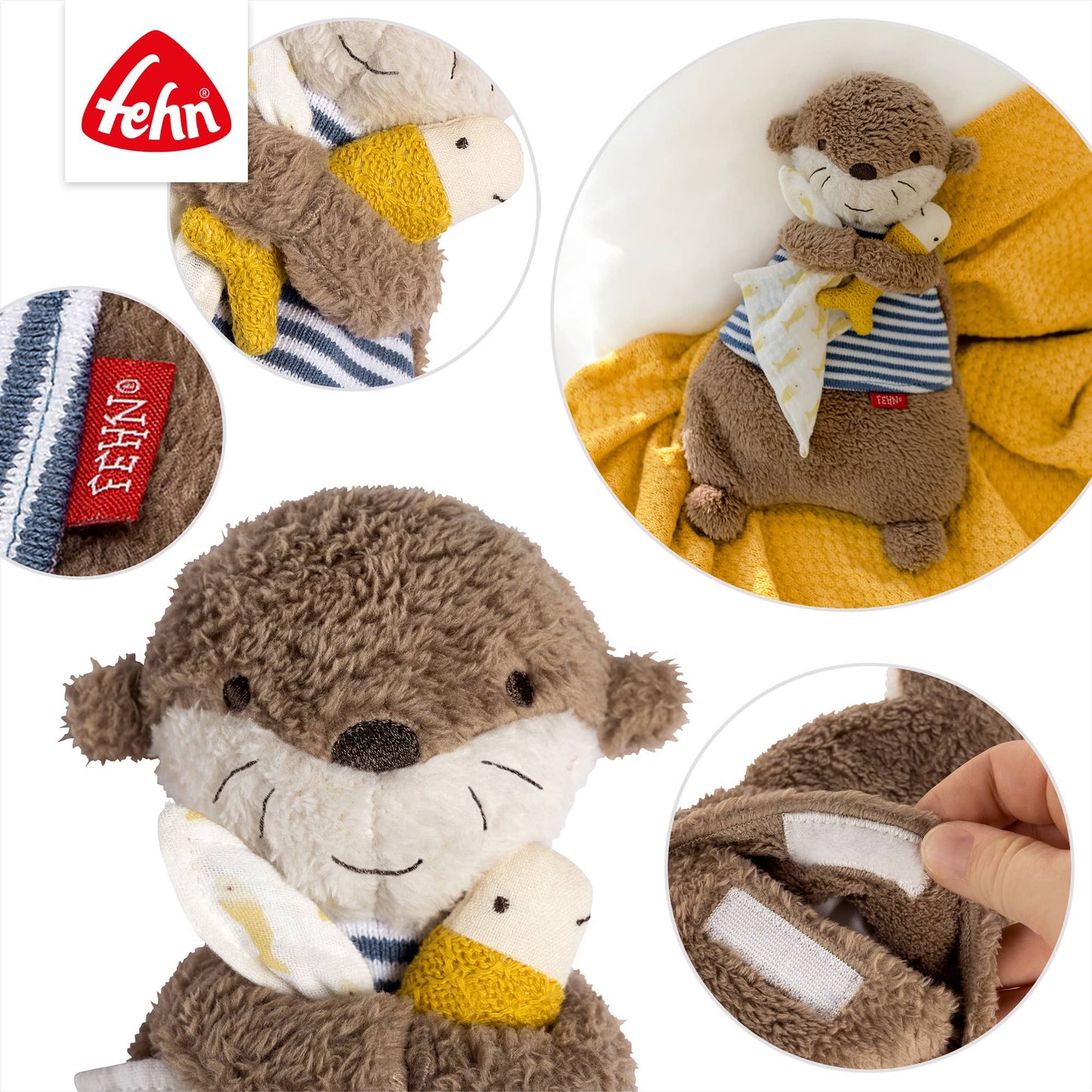 Wärmetier Otter - mit entnehmbarem Wärmesäckchen