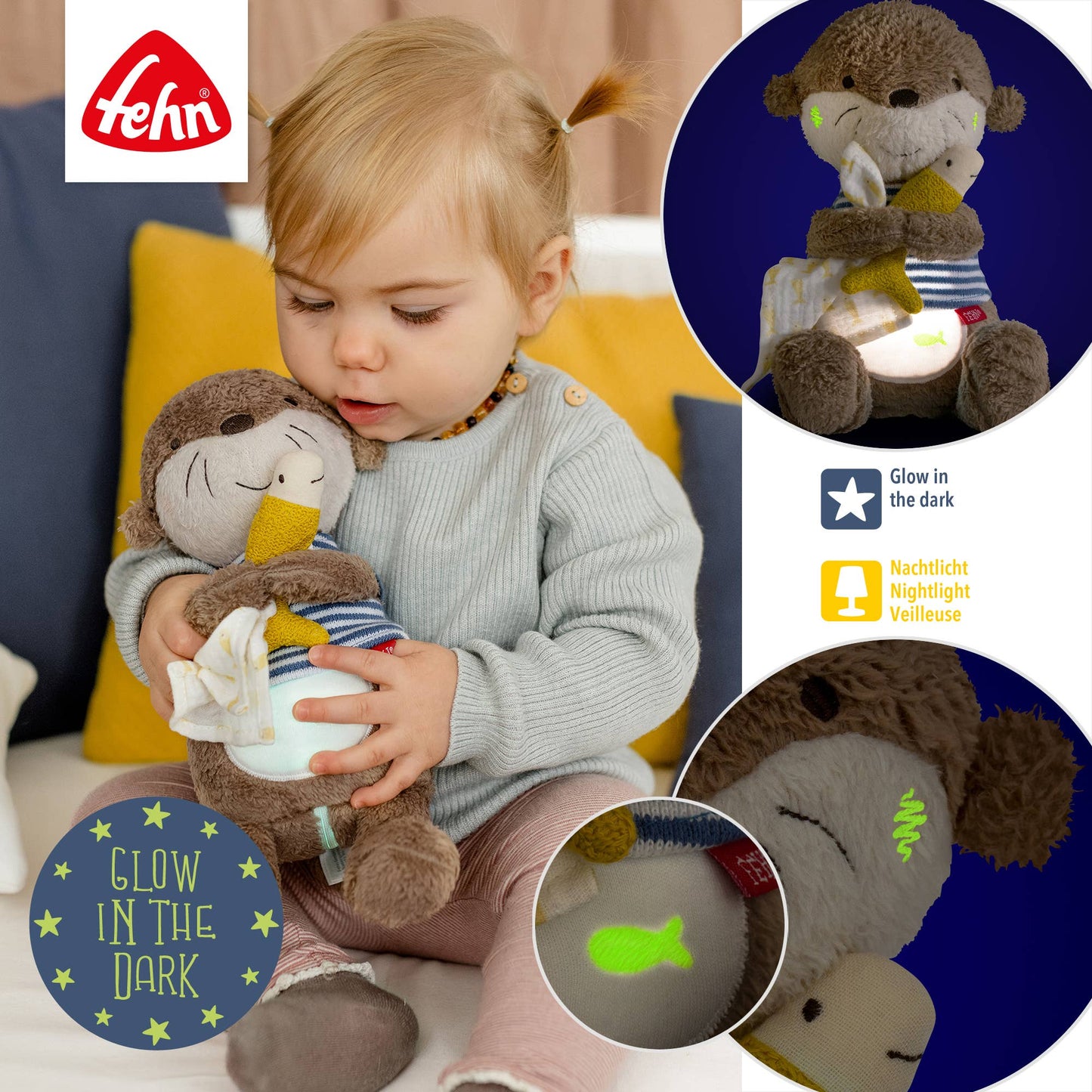 Nachtlicht Otter - Schlummerlicht & Einschlafhilfe