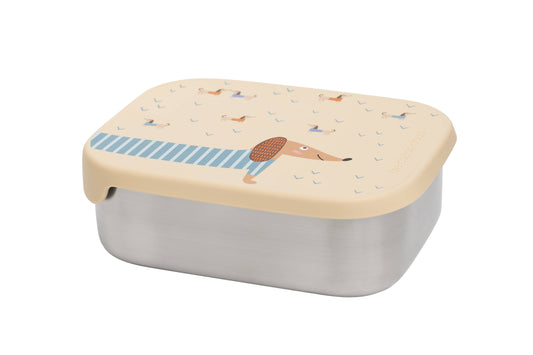 LUNCHBOX AUS EDELSTAHL MIT Fächern FÜR KINDER Teckel