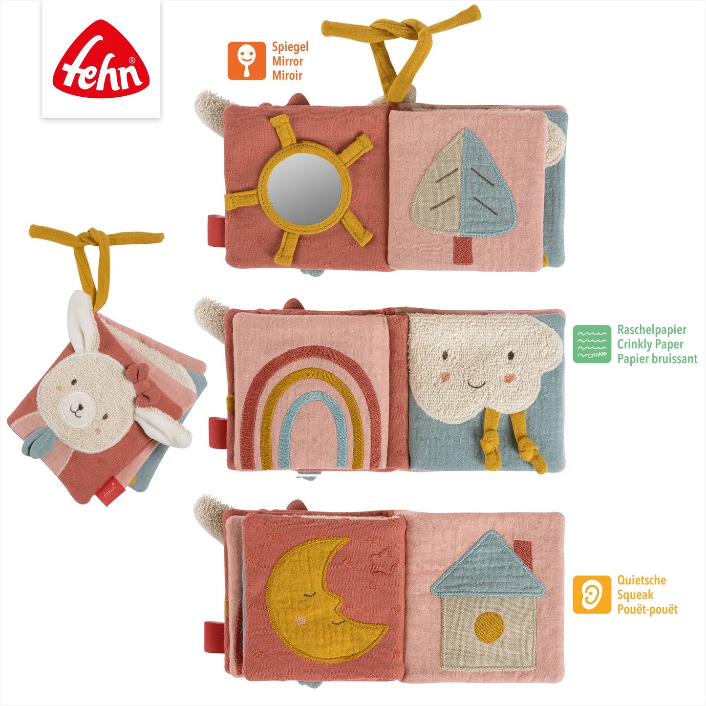 Stoffbuch Hase - Fühlbuch mit Natur-Motiven