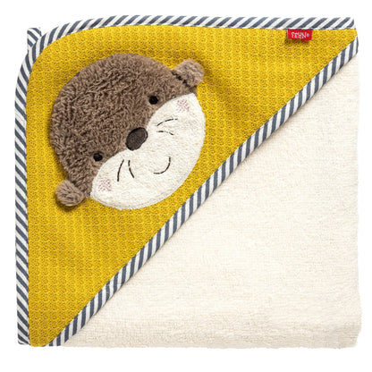 Kapuzenbadetuch Otter - Bade-Poncho aus Frottee