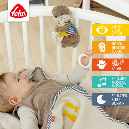 Mini-Spieluhr Otter - Kuscheltier & Einschlafhilfe