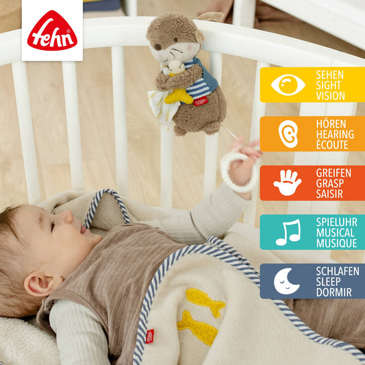 Mini-Spieluhr Otter - Kuscheltier & Einschlafhilfe