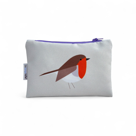 Etui klein Vögel · Rotkehlchen
