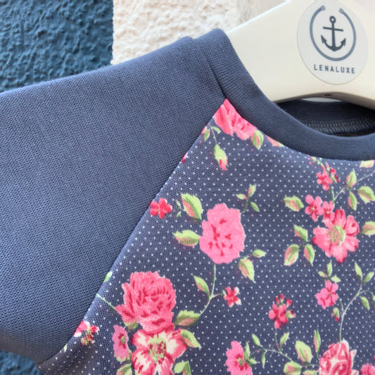 Raglan Shirt // Rosa Röschen
