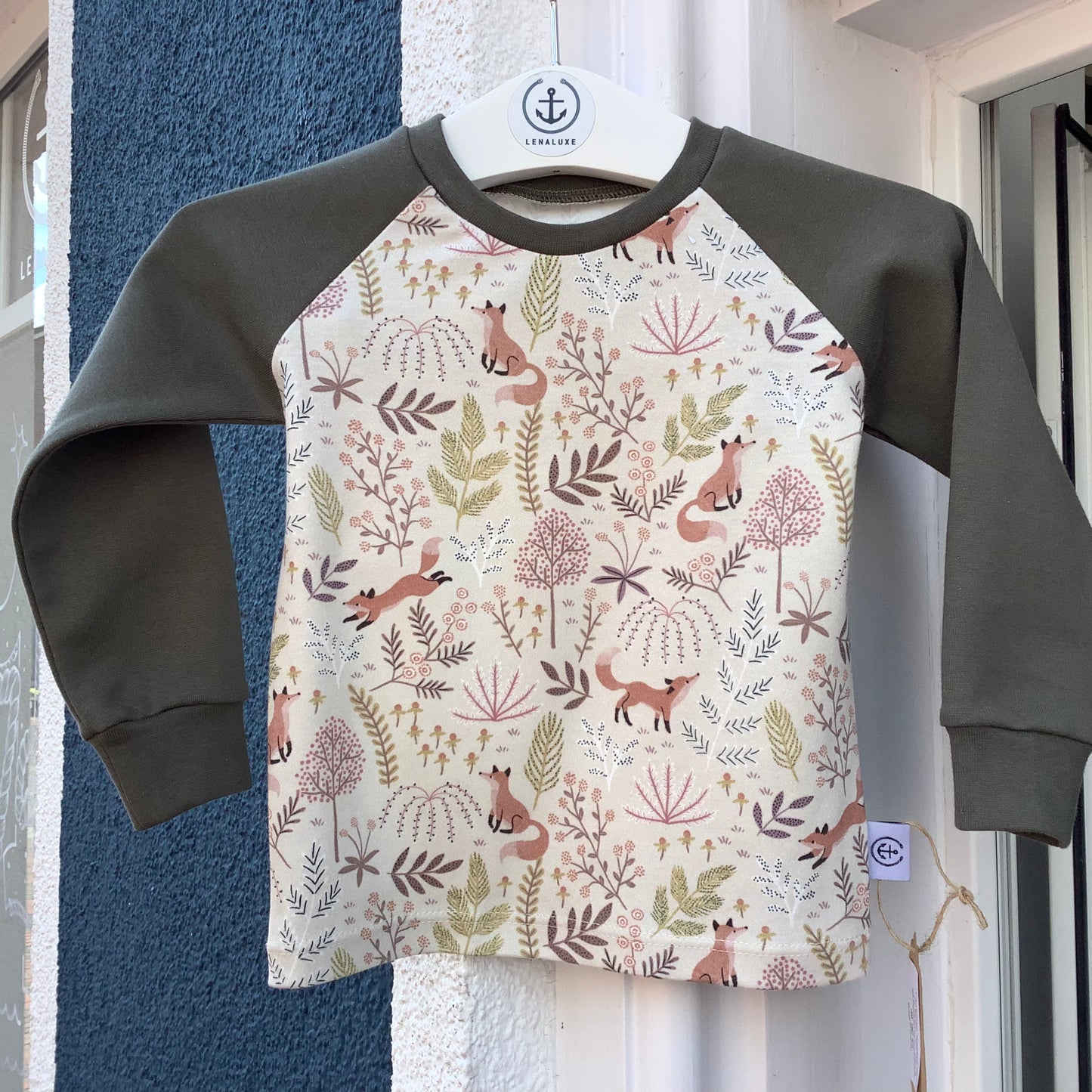 Raglan Shirt // Füchse khaki