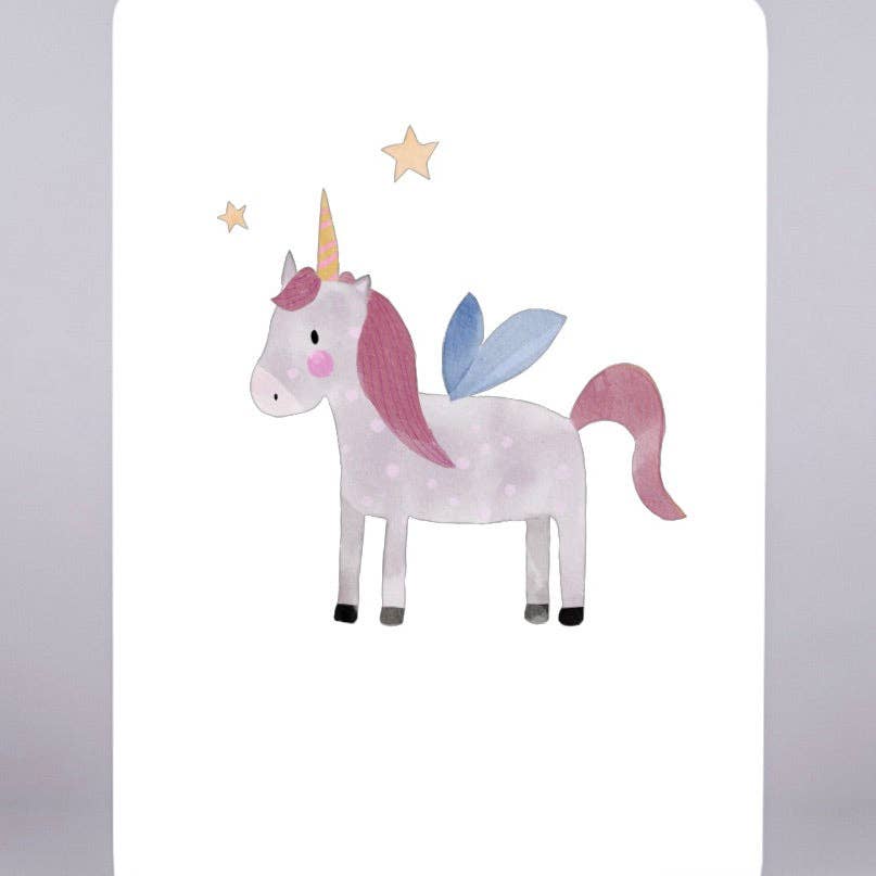 Postkarte - Einhorn