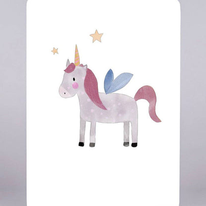 Postkarte - Einhorn