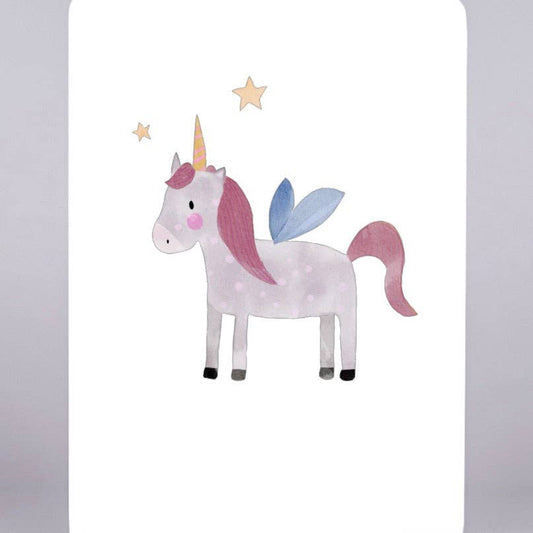 Postkarte - Einhorn