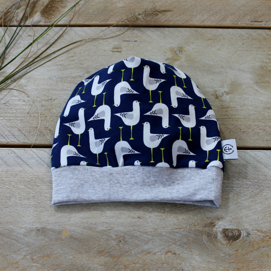 Kappe // Möwen, blau