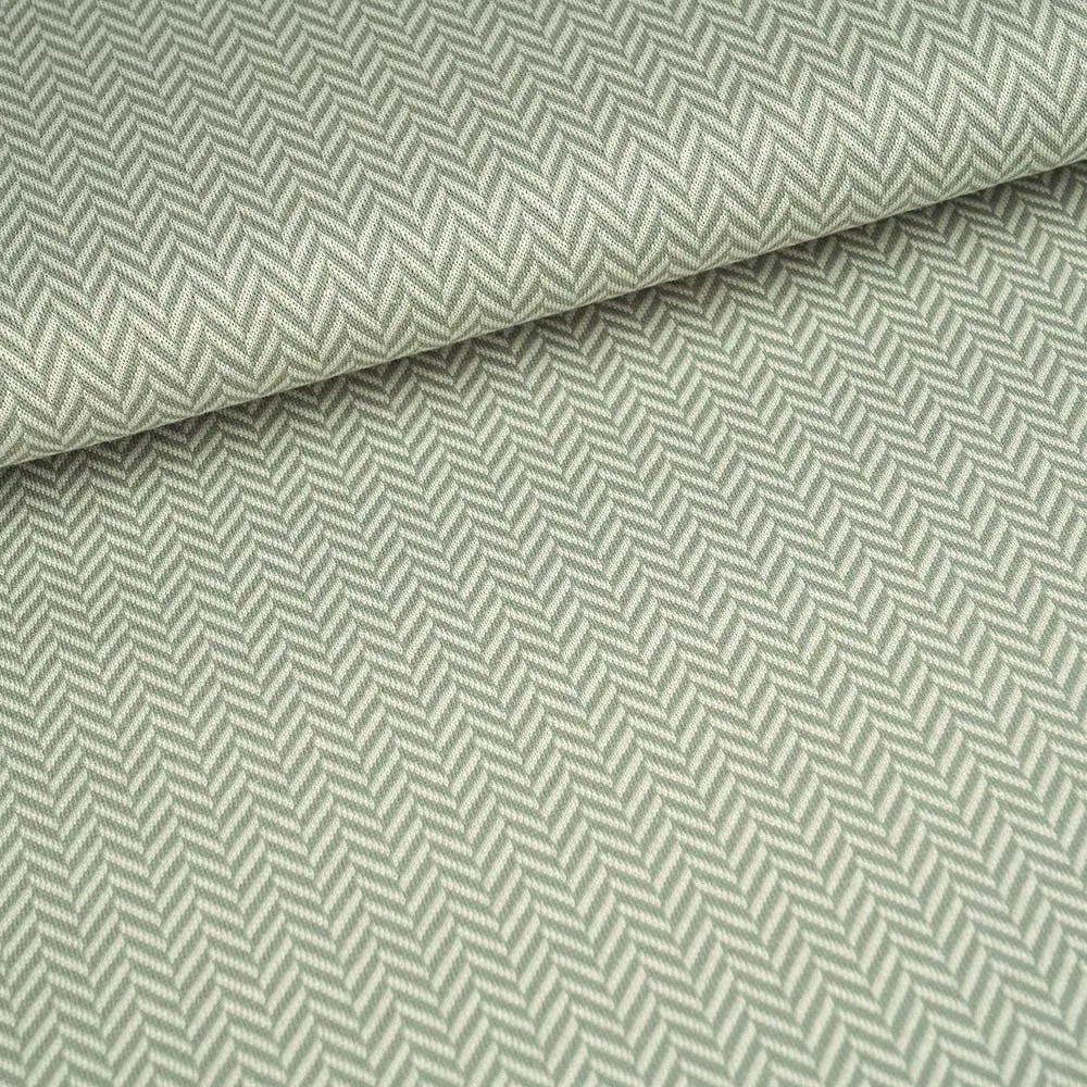Bio-Jacquard - Fischgrät moos