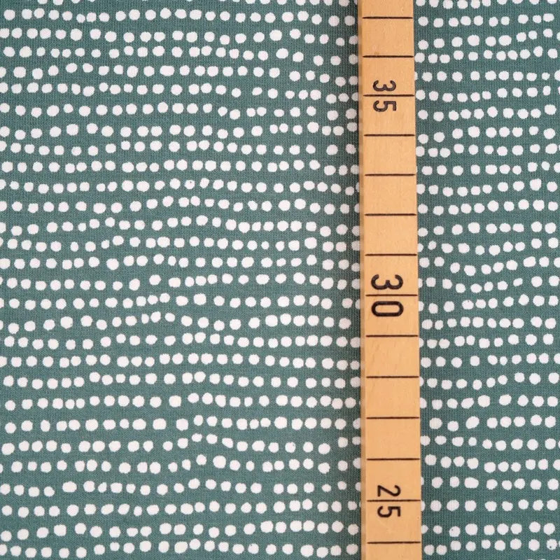 Biojersey // Dotted Line staubgrün