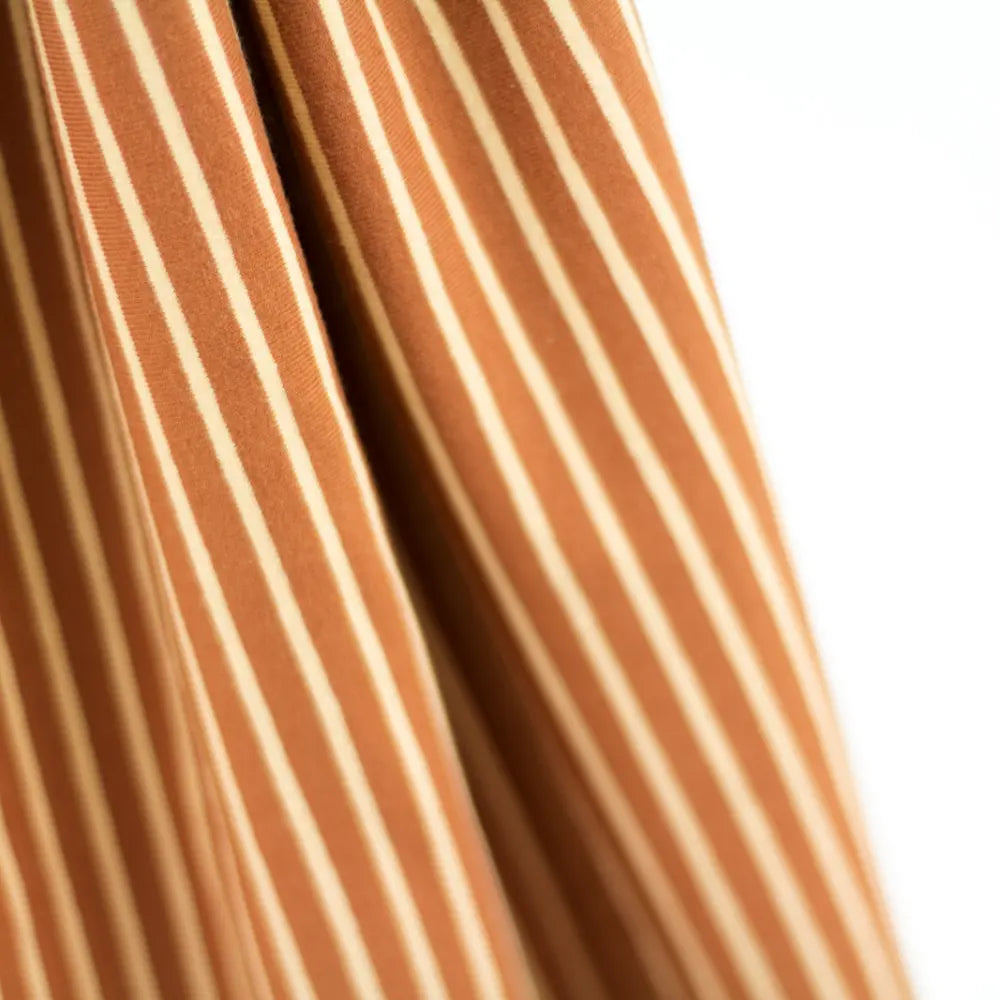 Biojersey // Streifen karamell