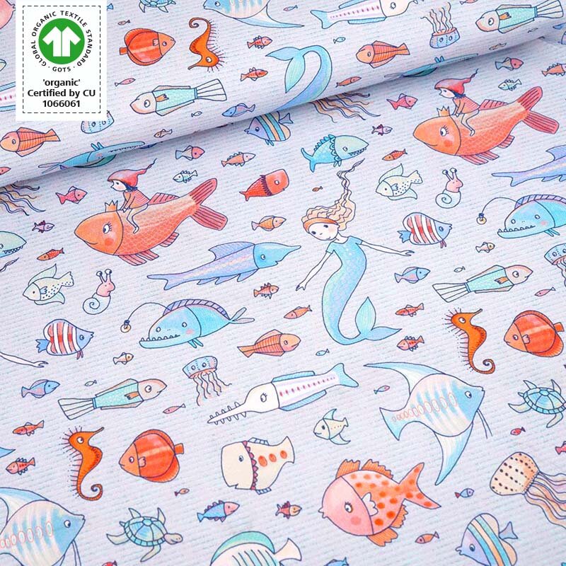 Biojersey // Susalabims Meerestiefe bunt