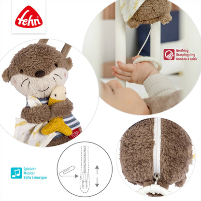 Mini-Spieluhr Otter - Kuscheltier & Einschlafhilfe