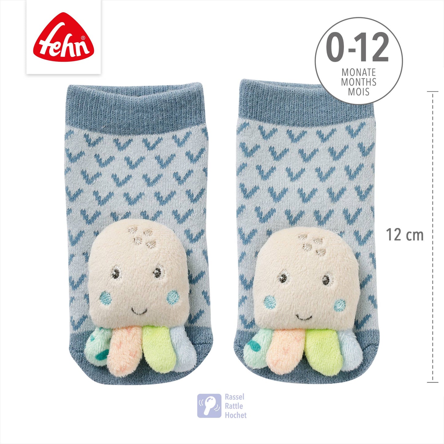 Rasselsocken Oktopus