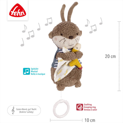 Mini-Spieluhr Otter - Kuscheltier & Einschlafhilfe