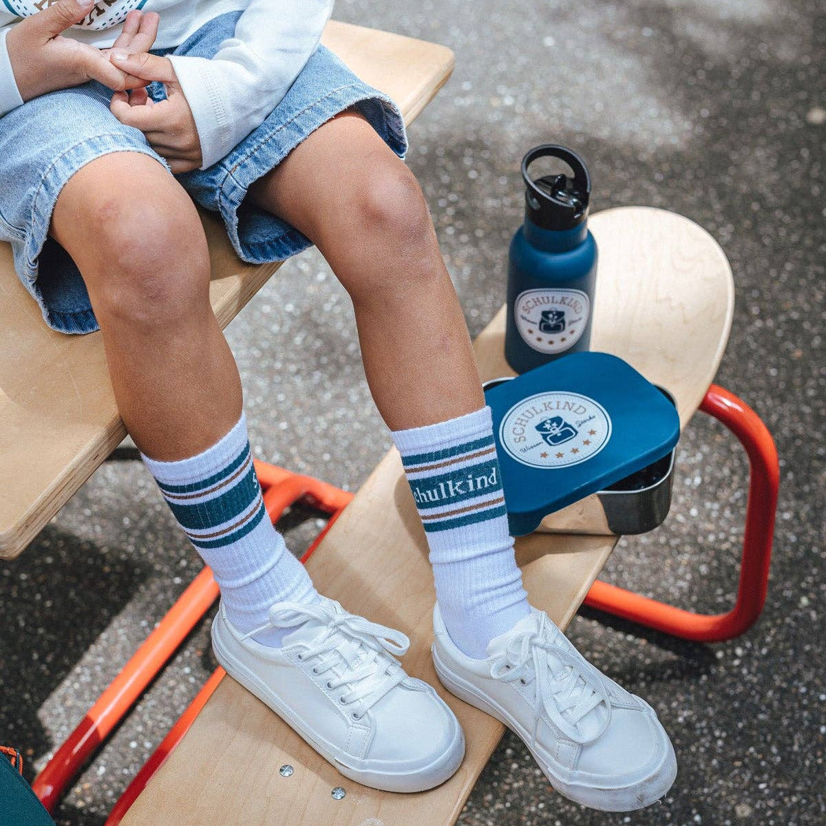 Socken - Schulkind, petrol